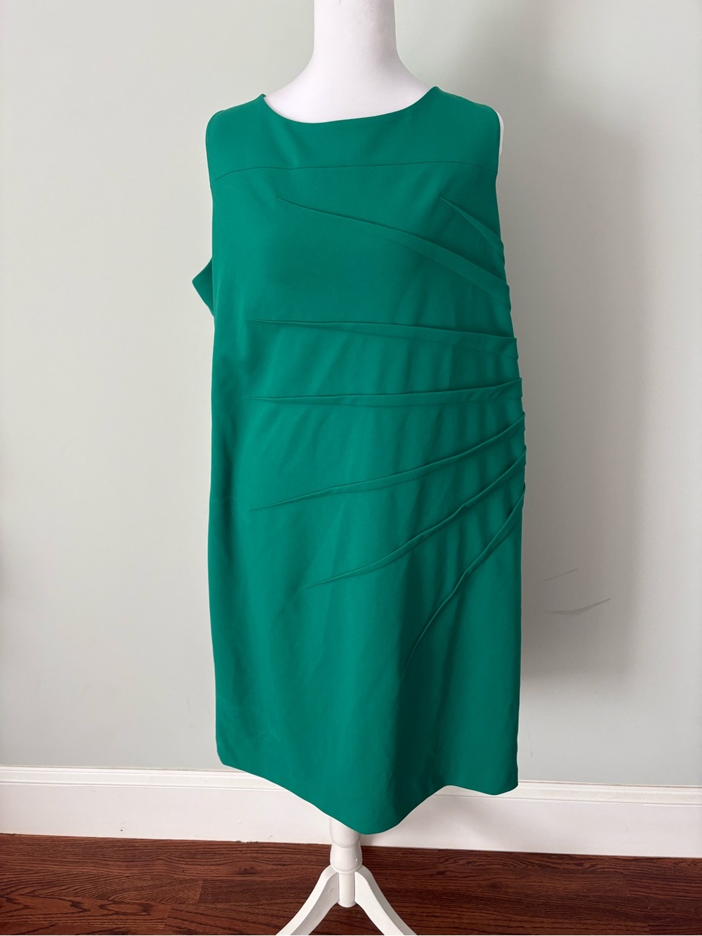 Calvin Klein Teal Green Sleeveless Shift Dress